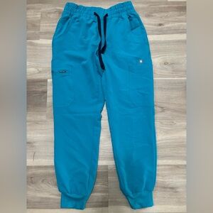 Figs Teal relaxed jogger scrub Pants